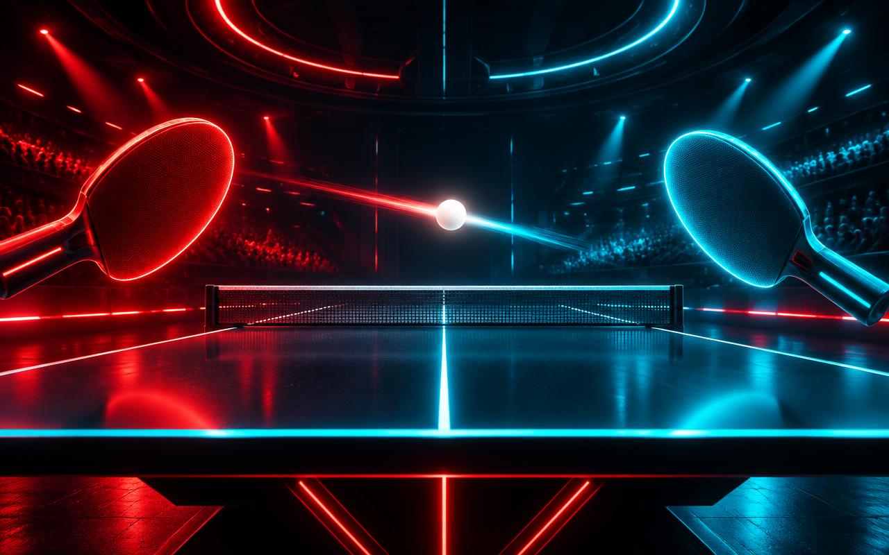 Capa de Ping Pong Neon